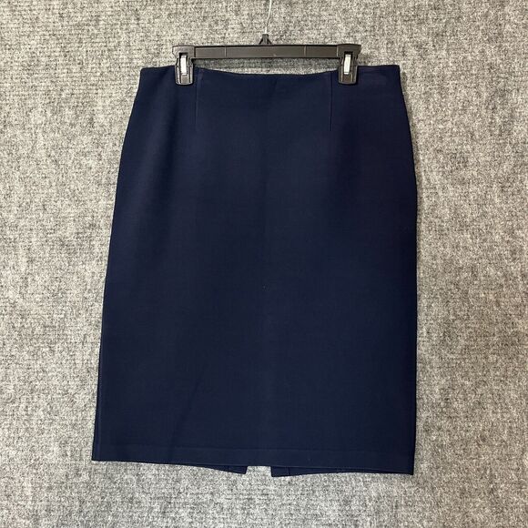 St John Womens 12 Pencil Skirt Workwear Tailored Classiccore Moderncore Refined - Picture 1 of 8